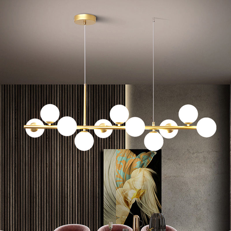 Armature - Pendelleuchte Luxueuse pour Salle à Manger, Élégance Moderne avec Verre et Métal