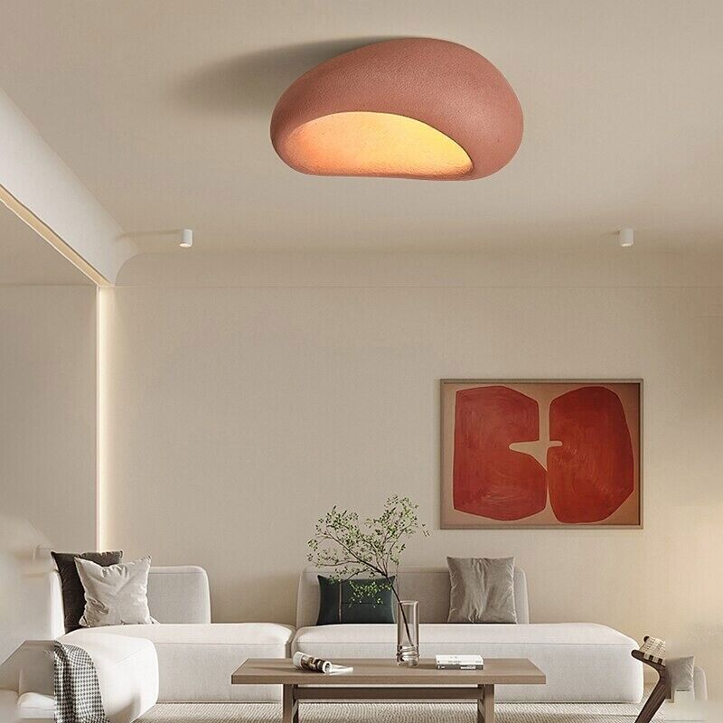 Plafonnier Wabi Sabi – Élégance Minimaliste avec Lumière LED