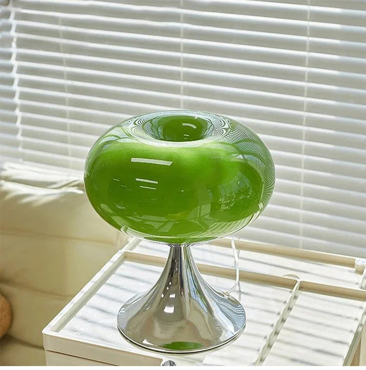 Lampe de Table Style Antique - Applique Moderne en Verre et Métal, Design Inspiré du Bauhaus