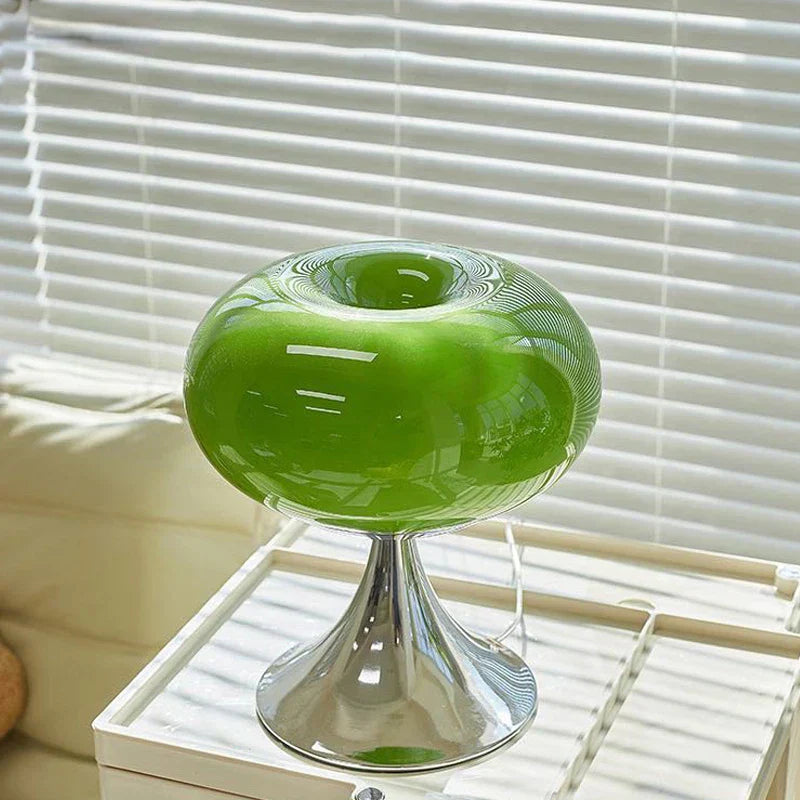 Lampe de Table Style Antique - Applique Moderne en Verre et Métal, Design Inspiré du Bauhaus