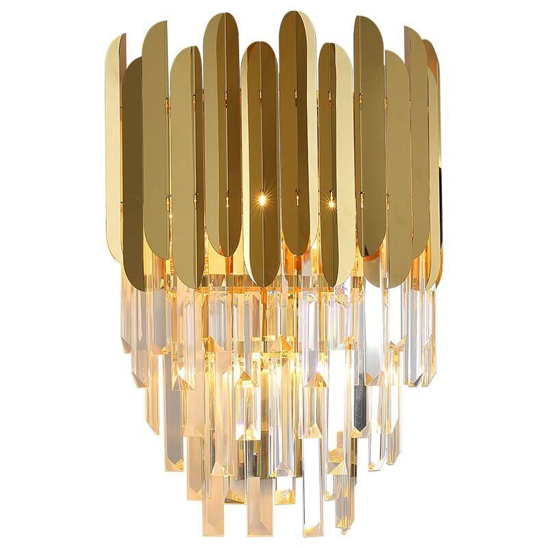 Applique Murale Élégante en Acier Inoxydable et Verre – Lampe Moderne pour Votre Intérieur