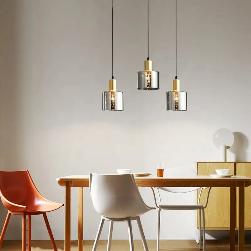 Lampe de Plafond Moderne avec 3 Anneaux – Éclairage Élégant pour Salle à Manger