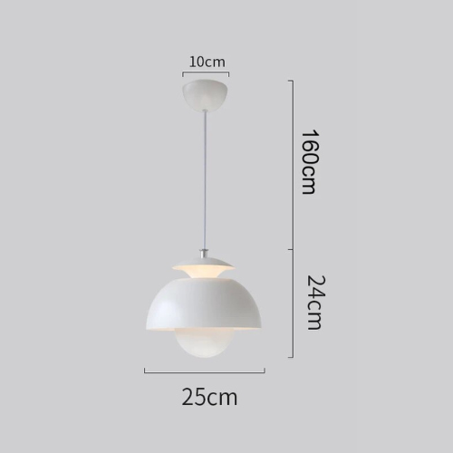 Suspension LED Moderne Nordique - Design Élégant en Forme de Bouton Floral