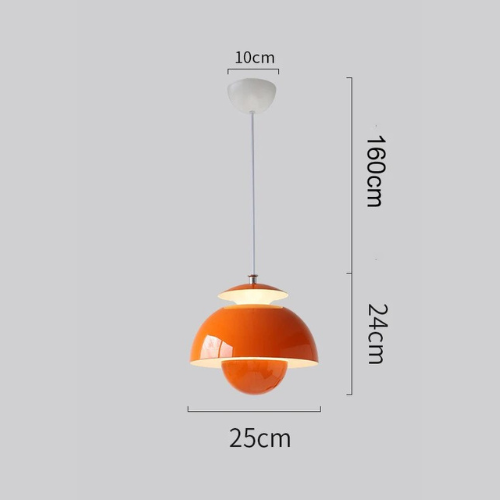 Suspension LED Moderne Nordique - Design Élégant en Forme de Bouton Floral
