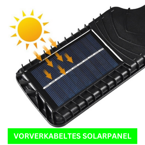 Éclairage Solaire LED 6000K – Lampe de Rue Ultra-Lumineuse, Écologique et Autonome