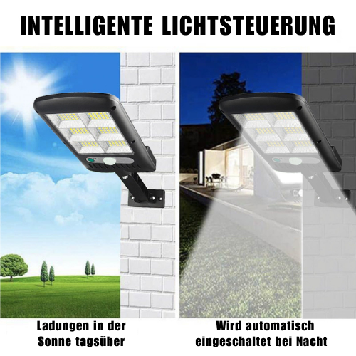 Éclairage Solaire LED 6000K – Lampe de Rue Ultra-Lumineuse, Écologique et Autonome