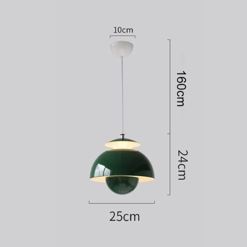 Suspension LED Moderne Nordique - Design Élégant en Forme de Bouton Floral