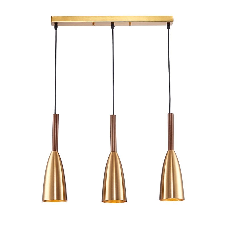 Suspension Scandinave Moderne à 3 Lumières – Design Contemporain avec Corps en Aluminium et Longueur Câble Ajustable