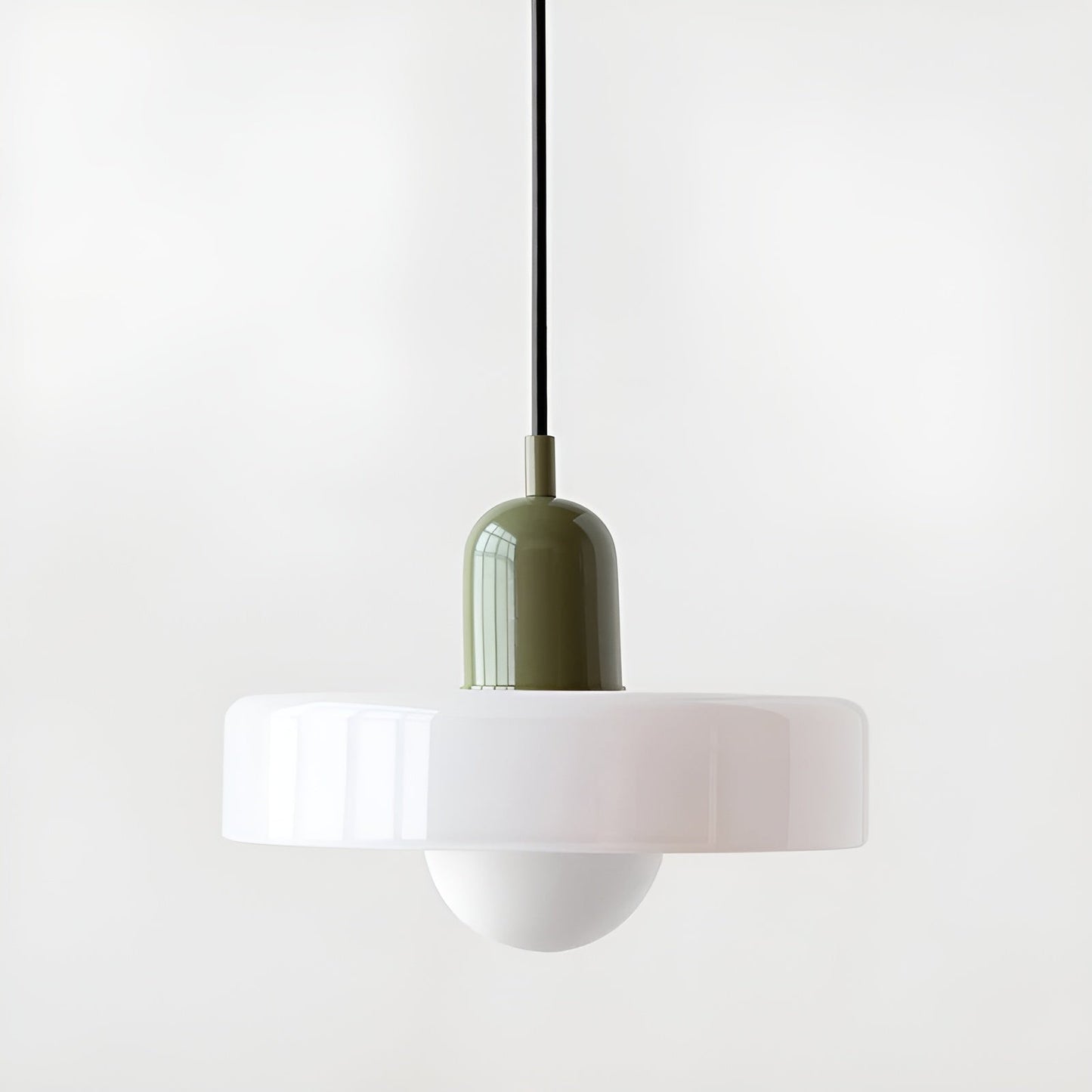 GlampGlow - Suspension luminaire en Verre Ajustable et Colorée, Applique Moderne