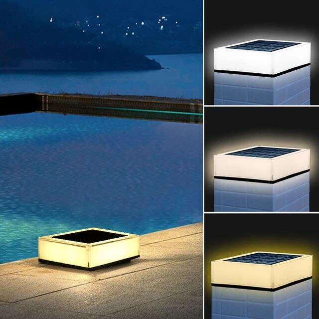 Lampe Solaire Moderne Extérieure – LED Étanche IP65, Écologique et Économique