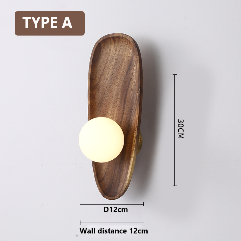 Applique Murale en Bois Naturel – Design Moderne et Chaleur Organique