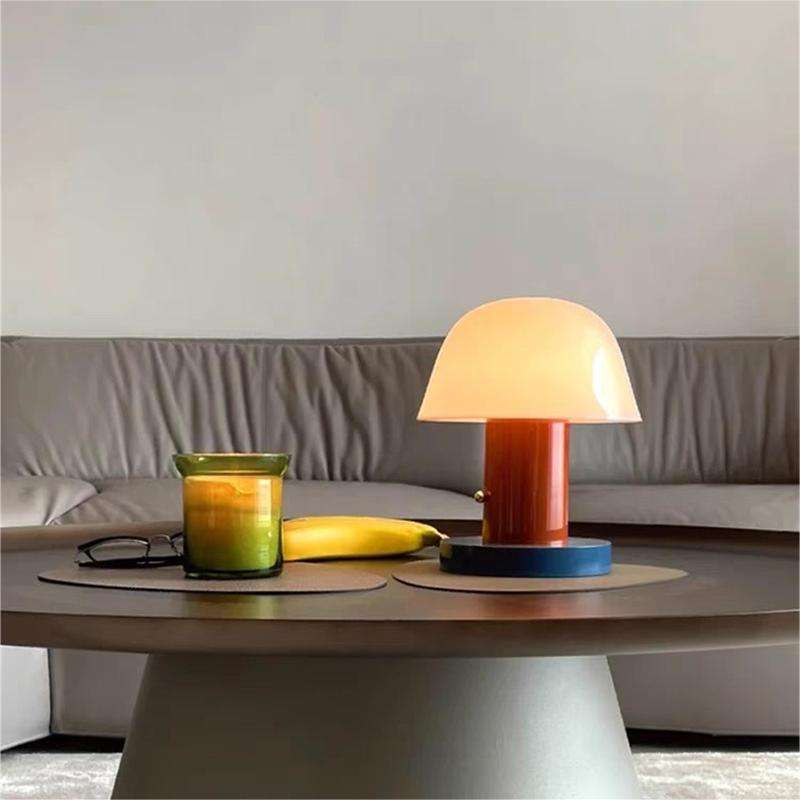 Lampe de Table Champignon LED – Design Naturel et Éclectique