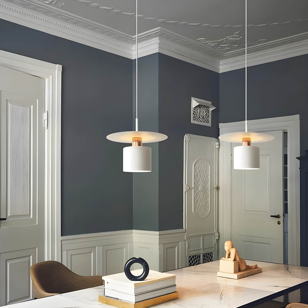 Lampe Suspendue Moderne JET - Design Minimaliste avec Douille E27 et Éclairage LED