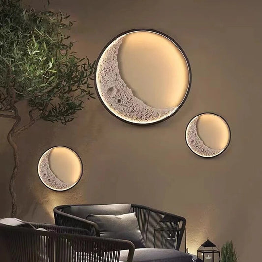 Suspension Outdoor Moonlight – Éclairage LED Géométrique et Moderne pour Extérieur
