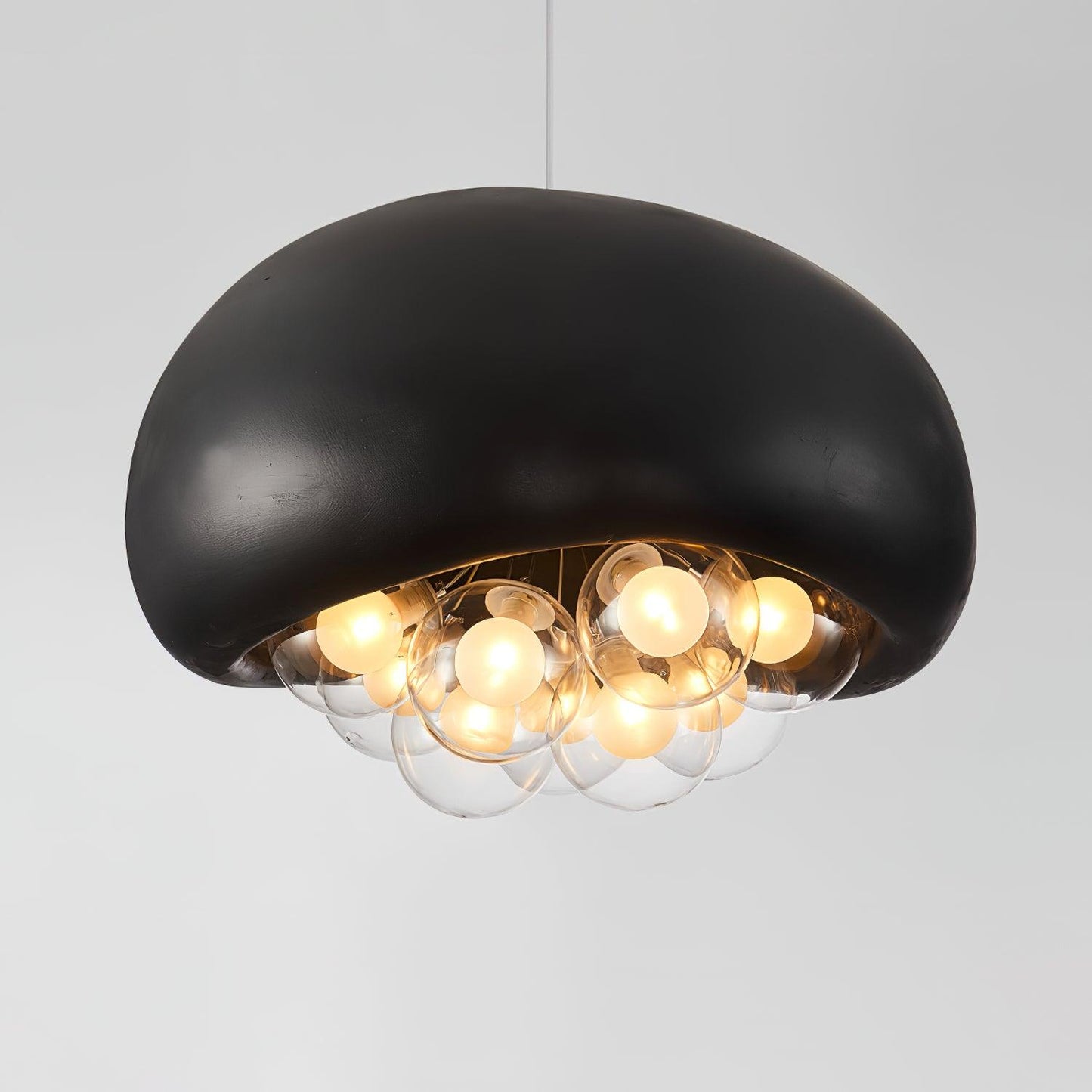 Suspension Khmara Bubbles – Lampe Moderne en Verre et Métal, Design Original