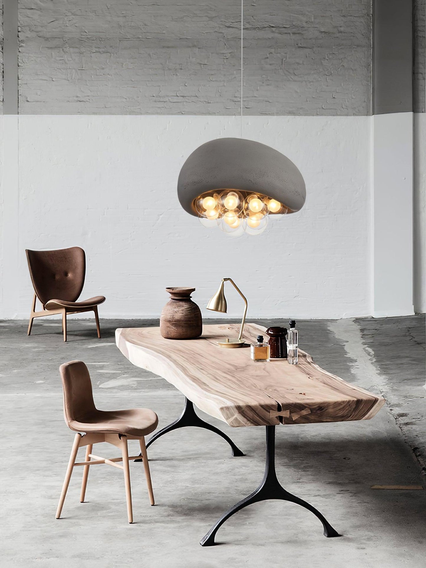 Suspension Khmara Bubbles – Lampe Moderne en Verre et Métal, Design Original