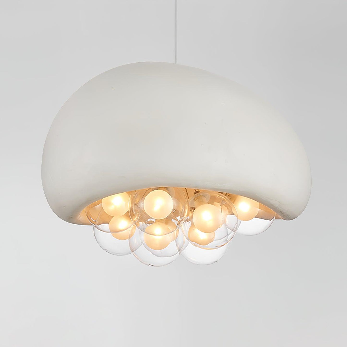 Suspension Khmara Bubbles – Lampe Moderne en Verre et Métal, Design Original