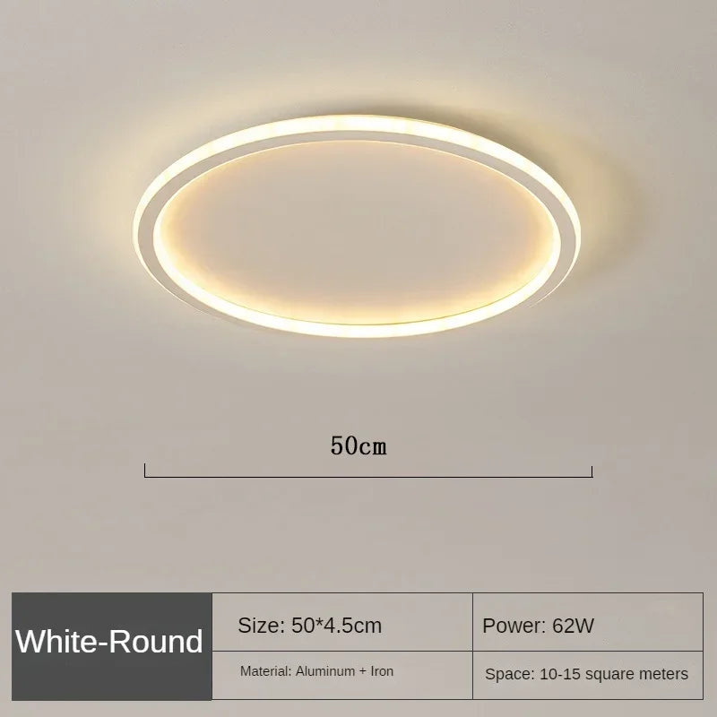 AuroraGlobe Lampe de Plafond LED Scandinave - Design Rond, Éclairage Moderne et Fonctionnel