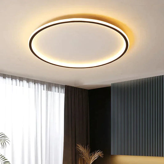 AuroraGlobe Lampe de Plafond LED Scandinave - Design Rond, Éclairage Moderne et Fonctionnel