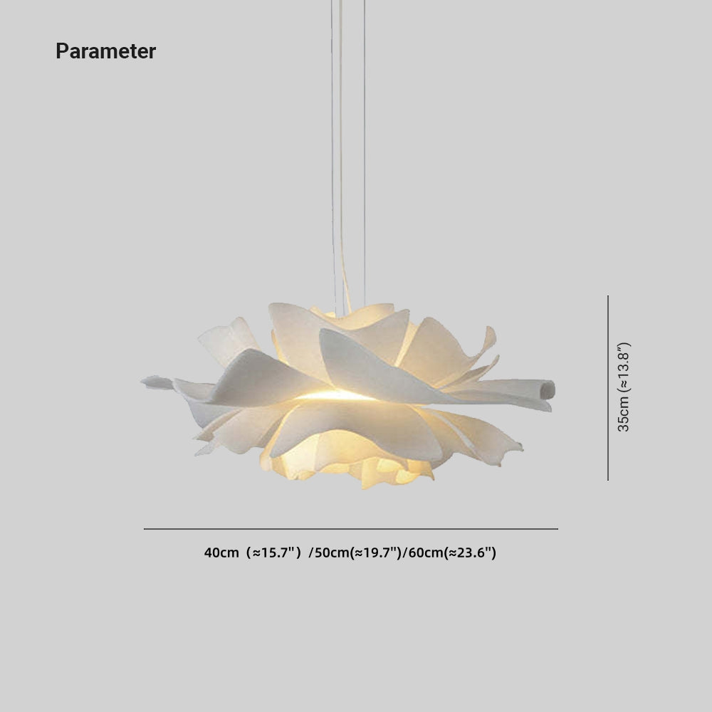 Suspension Bella Fleur - Lampe Moderne en Métal et Acrylique, Design Floral