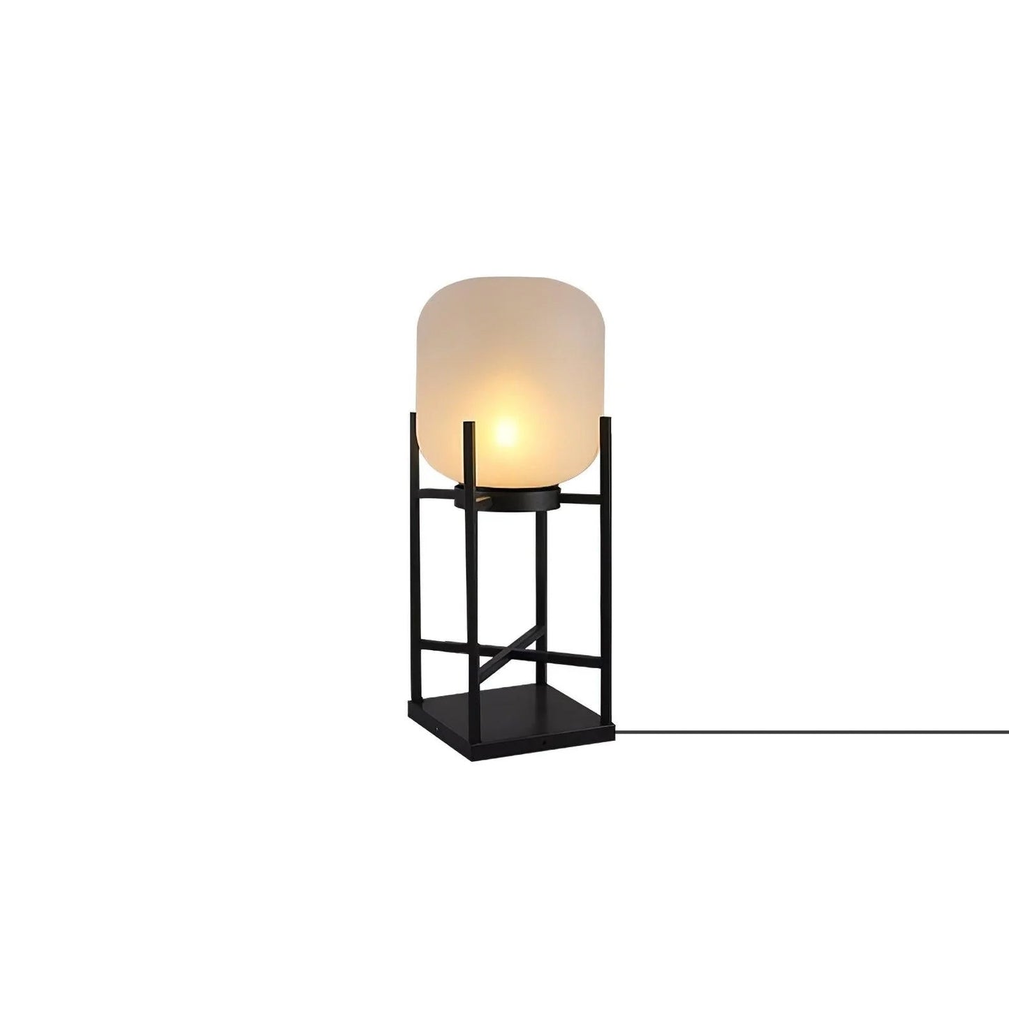 Lampe Solarium Extérieure en Acier Inoxydable et Verre – Éclairage LED Automatique IP65