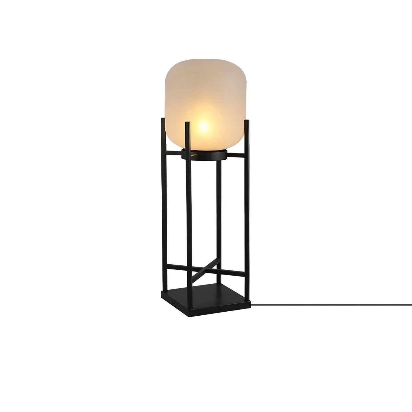 Lampe Solarium Extérieure en Acier Inoxydable et Verre – Éclairage LED Automatique IP65