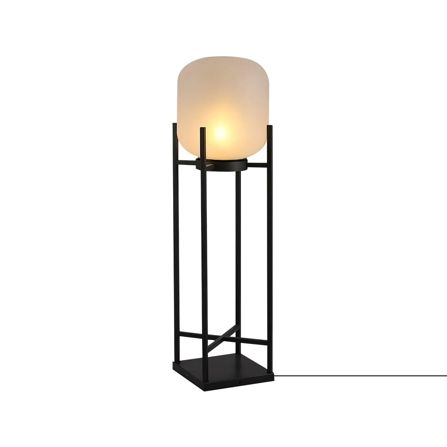 Lampe Solarium Extérieure en Acier Inoxydable et Verre – Éclairage LED Automatique IP65