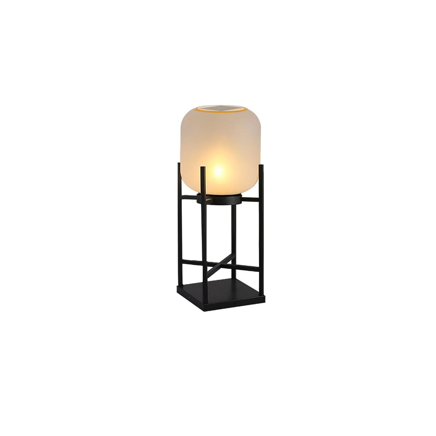 Lampe Solarium Extérieure en Acier Inoxydable et Verre – Éclairage LED Automatique IP65