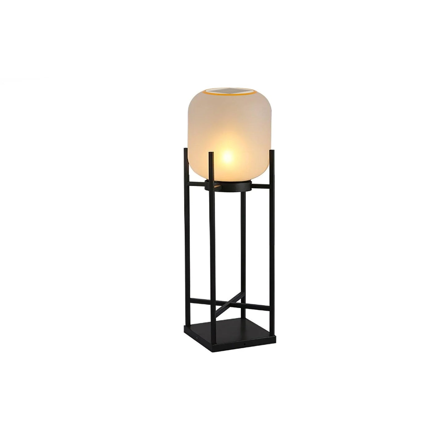 Lampe Solarium Extérieure en Acier Inoxydable et Verre – Éclairage LED Automatique IP65
