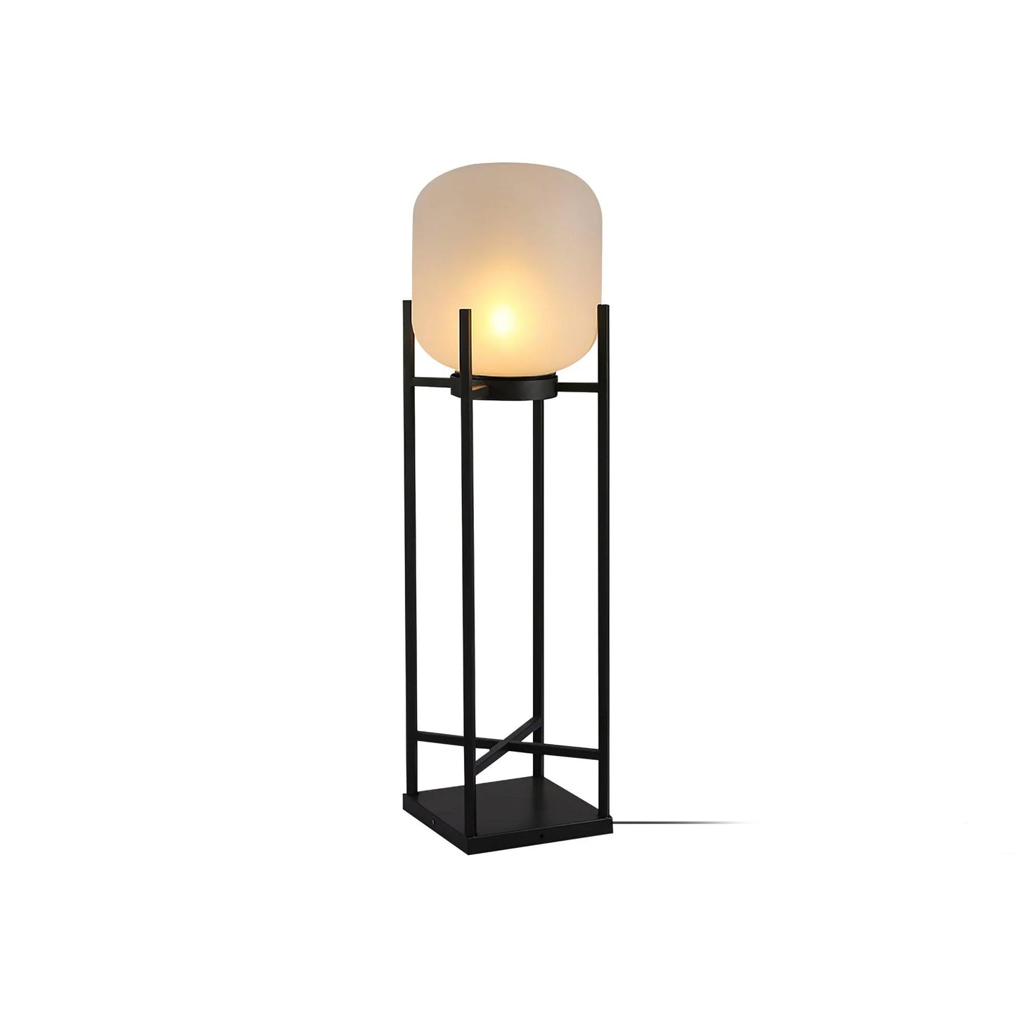 Lampe Solarium Extérieure en Acier Inoxydable et Verre – Éclairage LED Automatique IP65