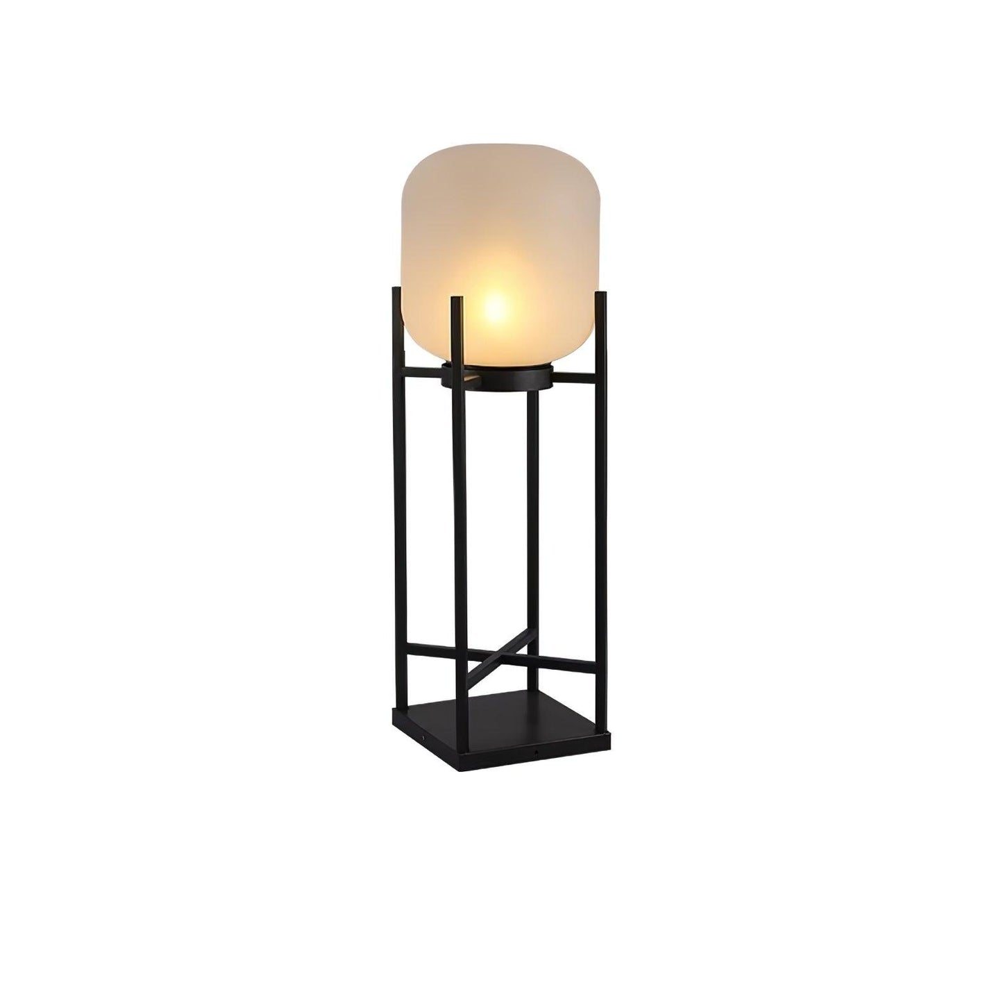 Lampe Solarium Extérieure en Acier Inoxydable et Verre – Éclairage LED Automatique IP65
