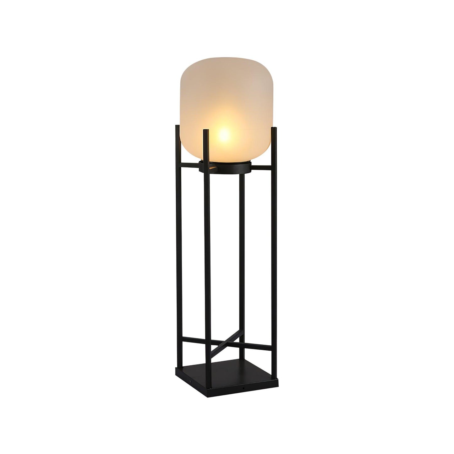 Lampe Solarium Extérieure en Acier Inoxydable et Verre – Éclairage LED Automatique IP65