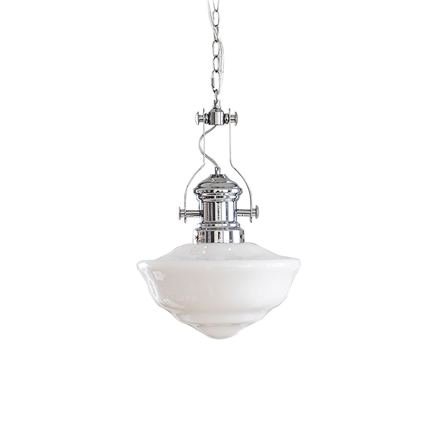 Suspension Lavagna Schoolhouse – Lampe Pendante en Verre et Métal, Design Moderne