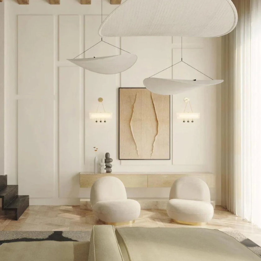 Le Lustre Japandi – Éclairage Suspendu au Style Japonais-Scandinave | Ambiance Zen et Élégante