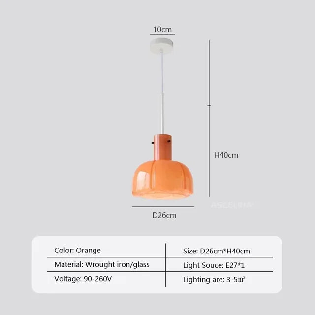 Suspension Arctic LED Nordic - Lampe Moderne en Verre et Métal avec Hauteur Réglable
