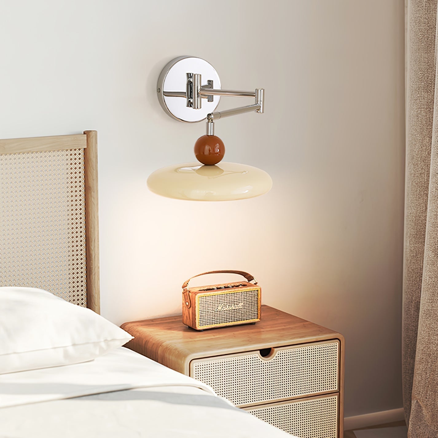 Lampe Murale Swing Arm Lola - Applique Moderne avec Bras Ajustable et LED Intégrée