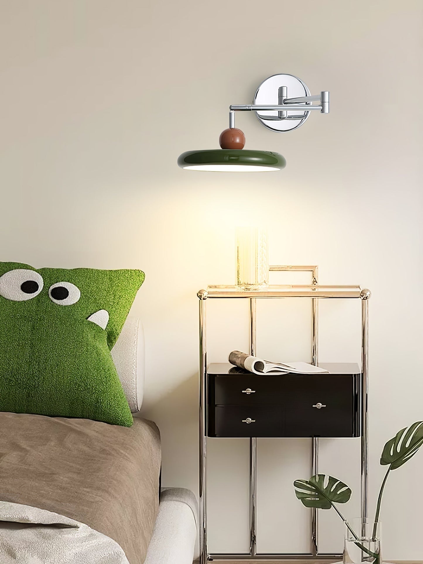 Lampe Murale Swing Arm Lola - Applique Moderne avec Bras Ajustable et LED Intégrée