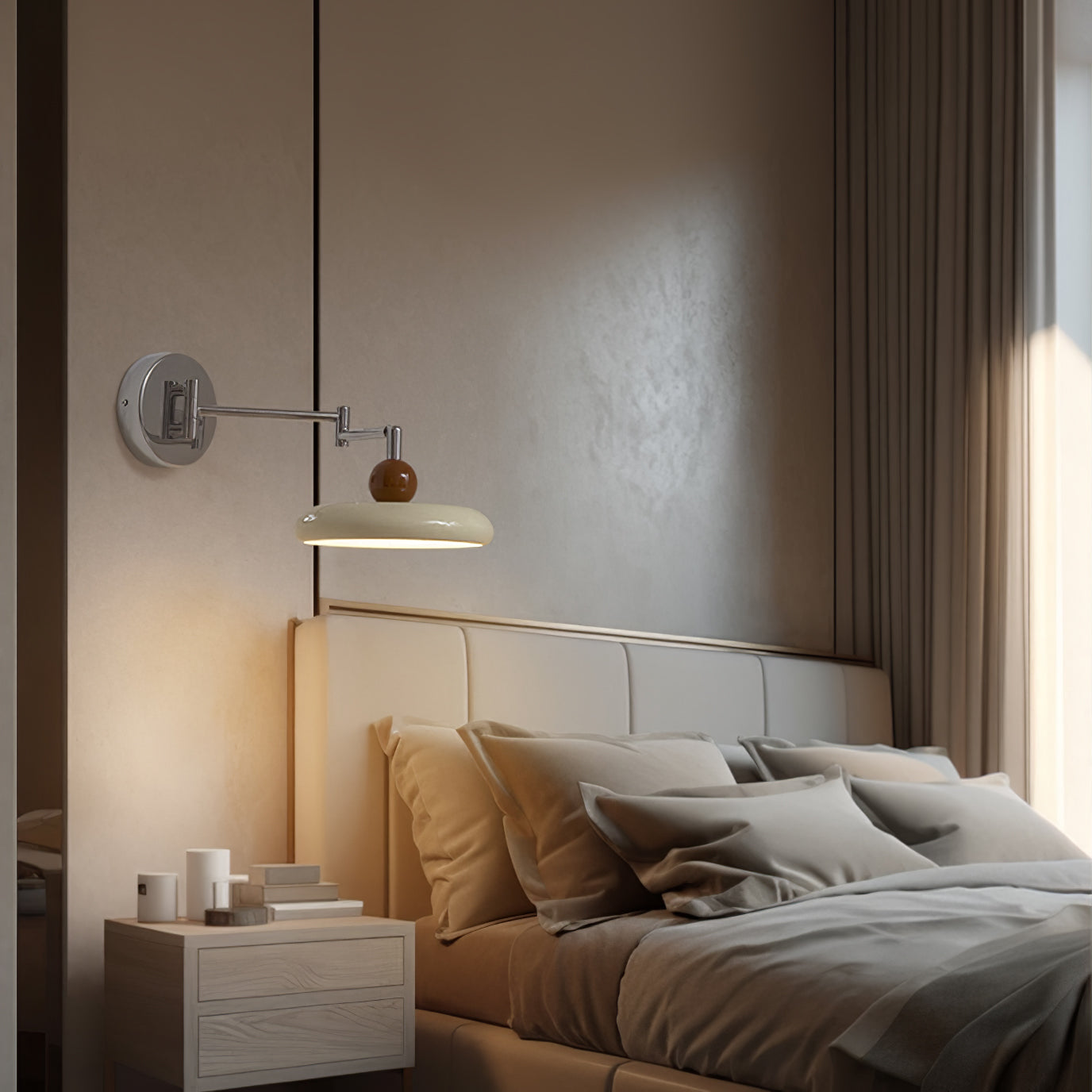 Lampe Murale Swing Arm Lola - Applique Moderne avec Bras Ajustable et LED Intégrée