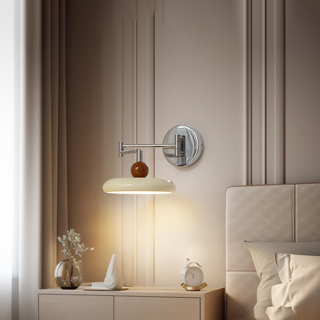Lampe Murale Swing Arm Lola - Applique Moderne avec Bras Ajustable et LED Intégrée