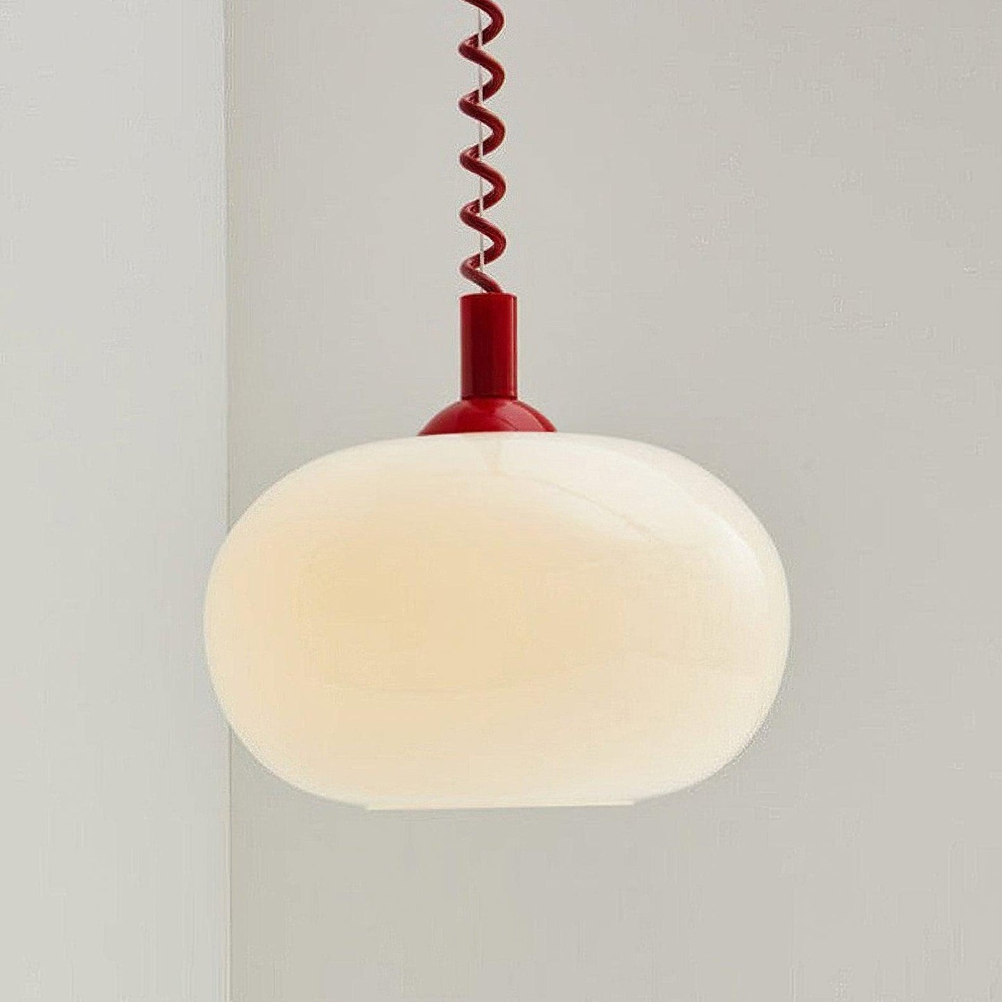 Suspension Macaron Spring - Design Coloré et Élégant, LED ou Ampoule Edison, Idéale pour Cuisine et Salon