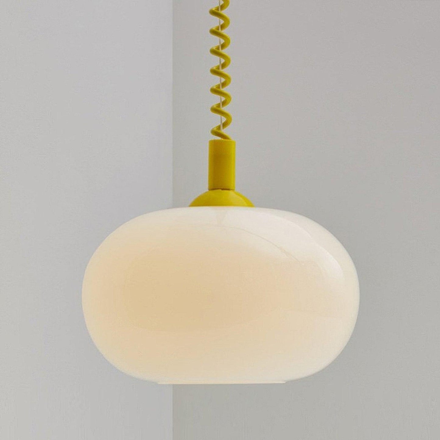 Suspension Macaron Spring - Design Coloré et Élégant, LED ou Ampoule Edison, Idéale pour Cuisine et Salon