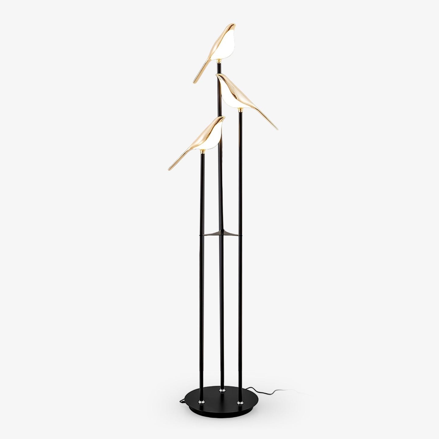 Lampe Magpie Perch - Élégance Naturelle, Design Moderne, LED Intégrée, Stehlampe ou Lampe de Table