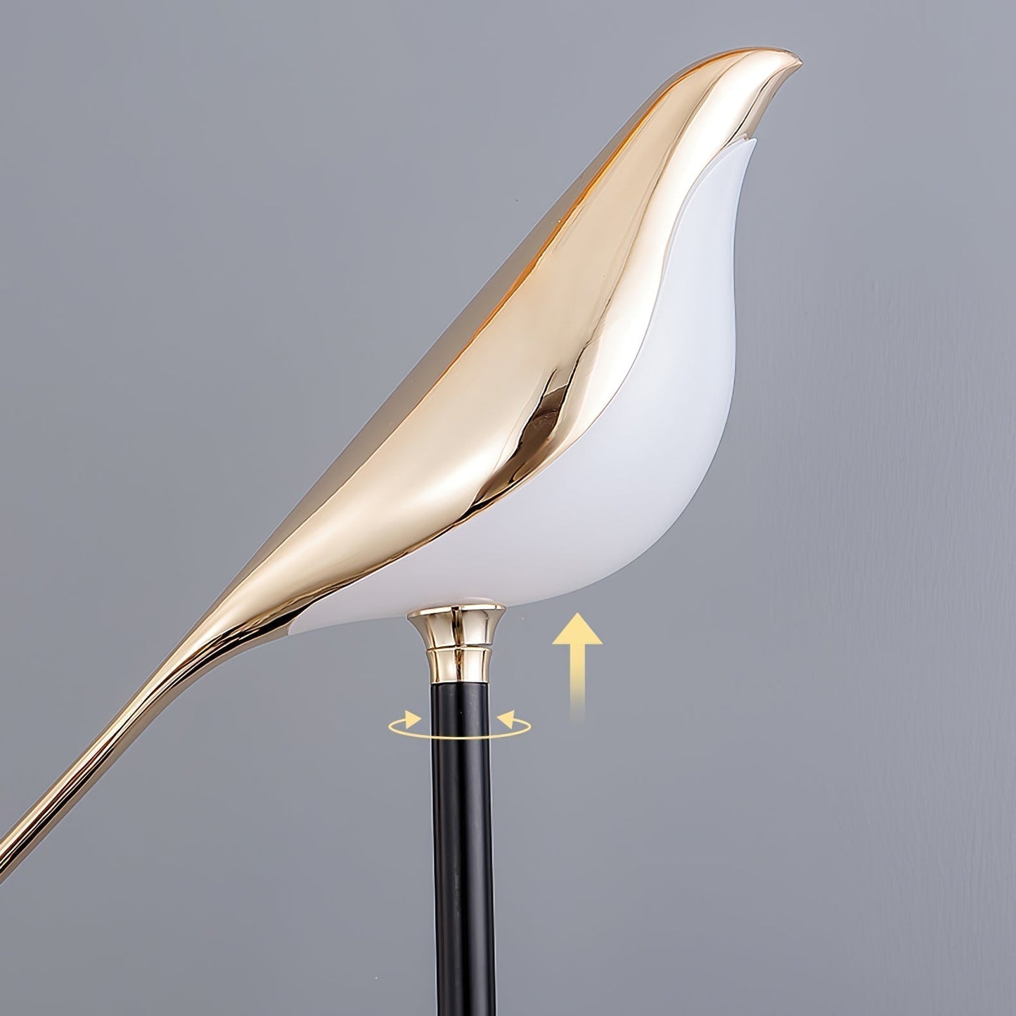 Lampe Magpie Perch - Élégance Naturelle, Design Moderne, LED Intégrée, Stehlampe ou Lampe de Table