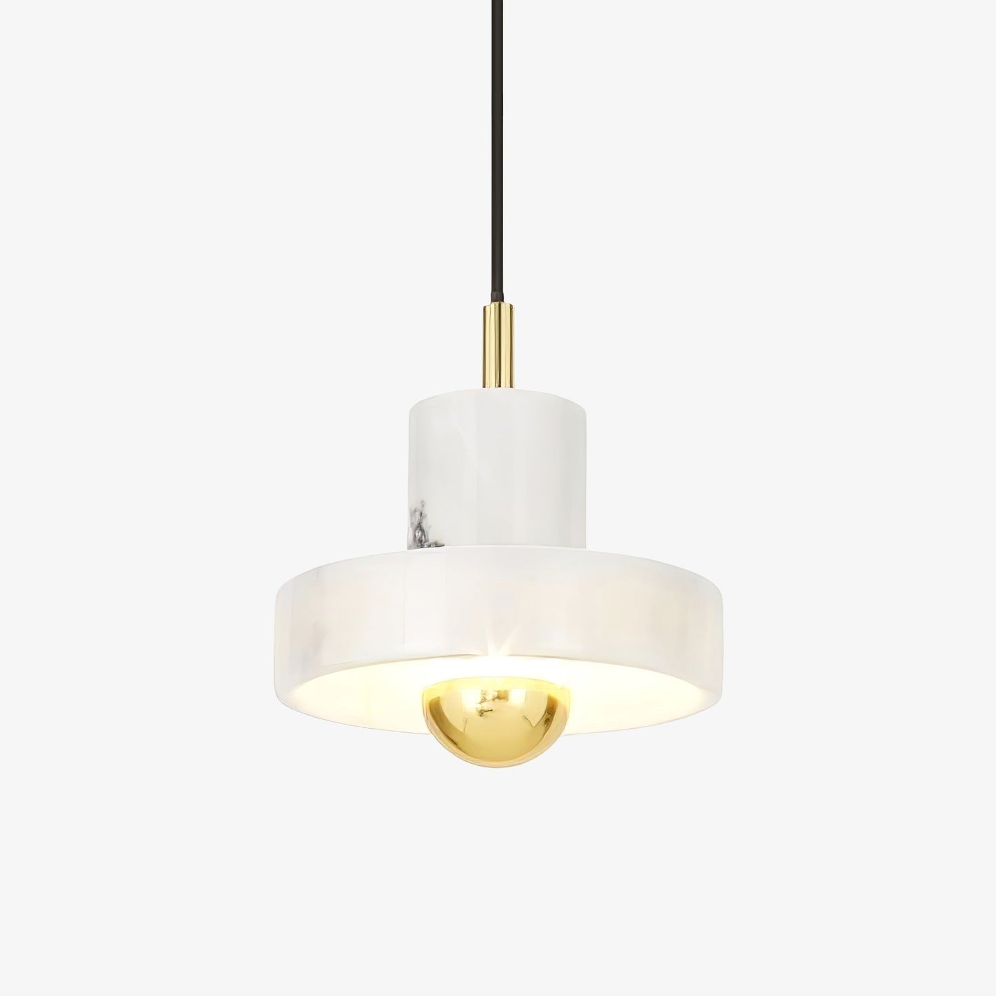 Suspension Marble Aura - Lampe Moderne en Marbre avec LED Intégrée