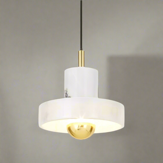 Suspension Marble Aura - Lampe Moderne en Marbre avec LED Intégrée