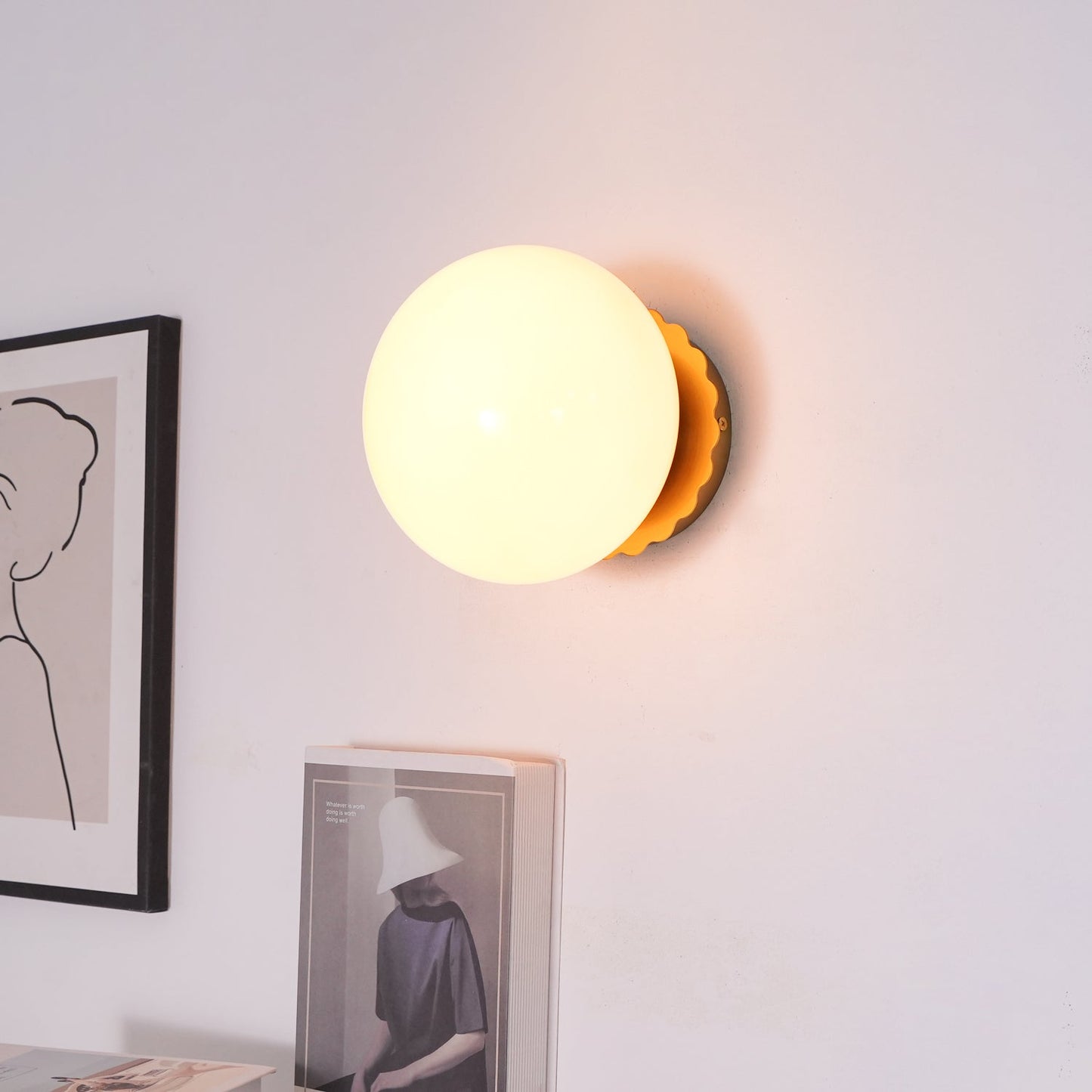 Lampe Moderne en Métal et Verre Rose - Éclairage LED avec Base E27