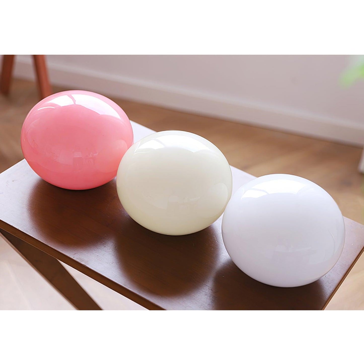 Lampe Moderne en Métal et Verre Rose - Éclairage LED avec Base E27