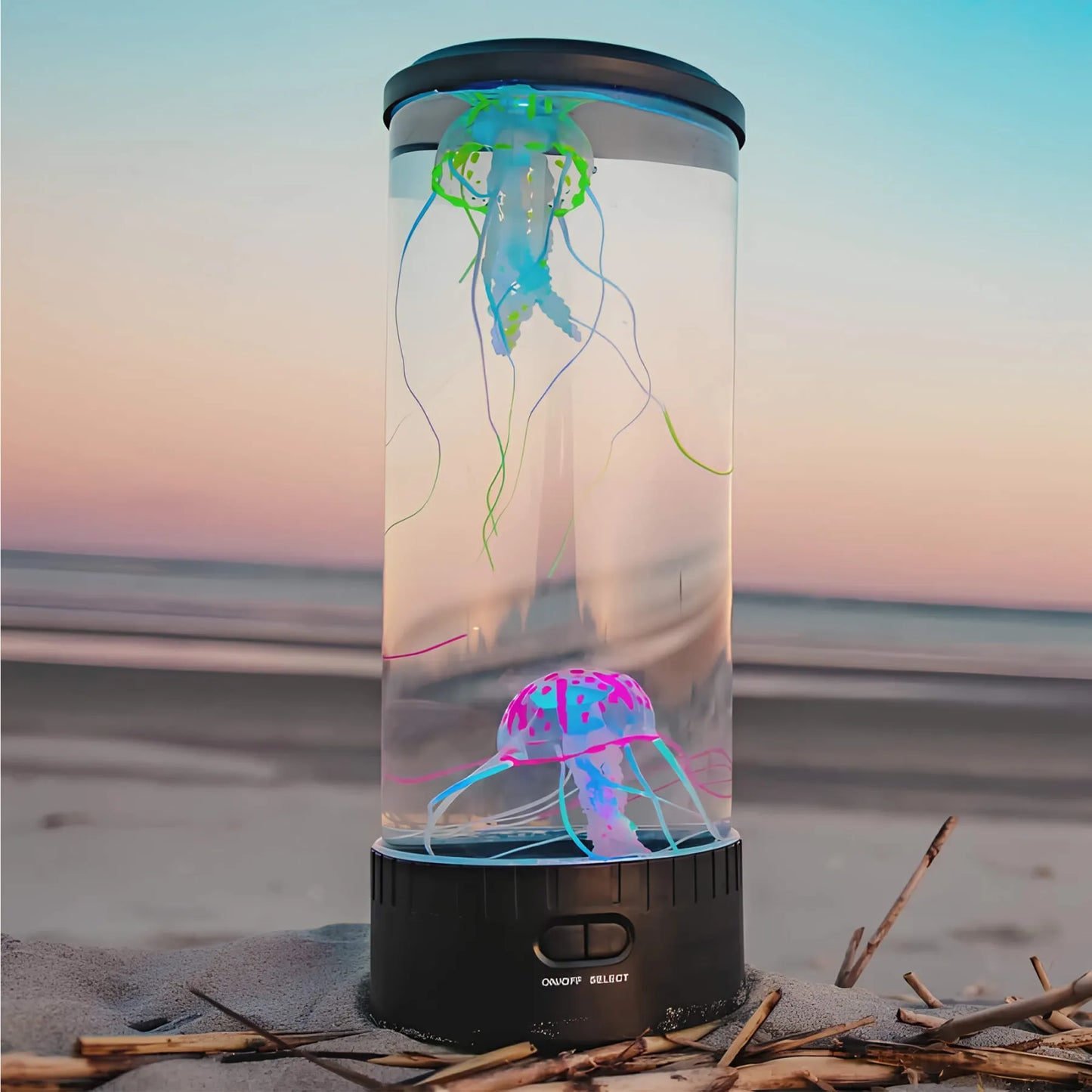 MedusaGlow - Lavalampe LED Décorative à Éclairage Multicolore