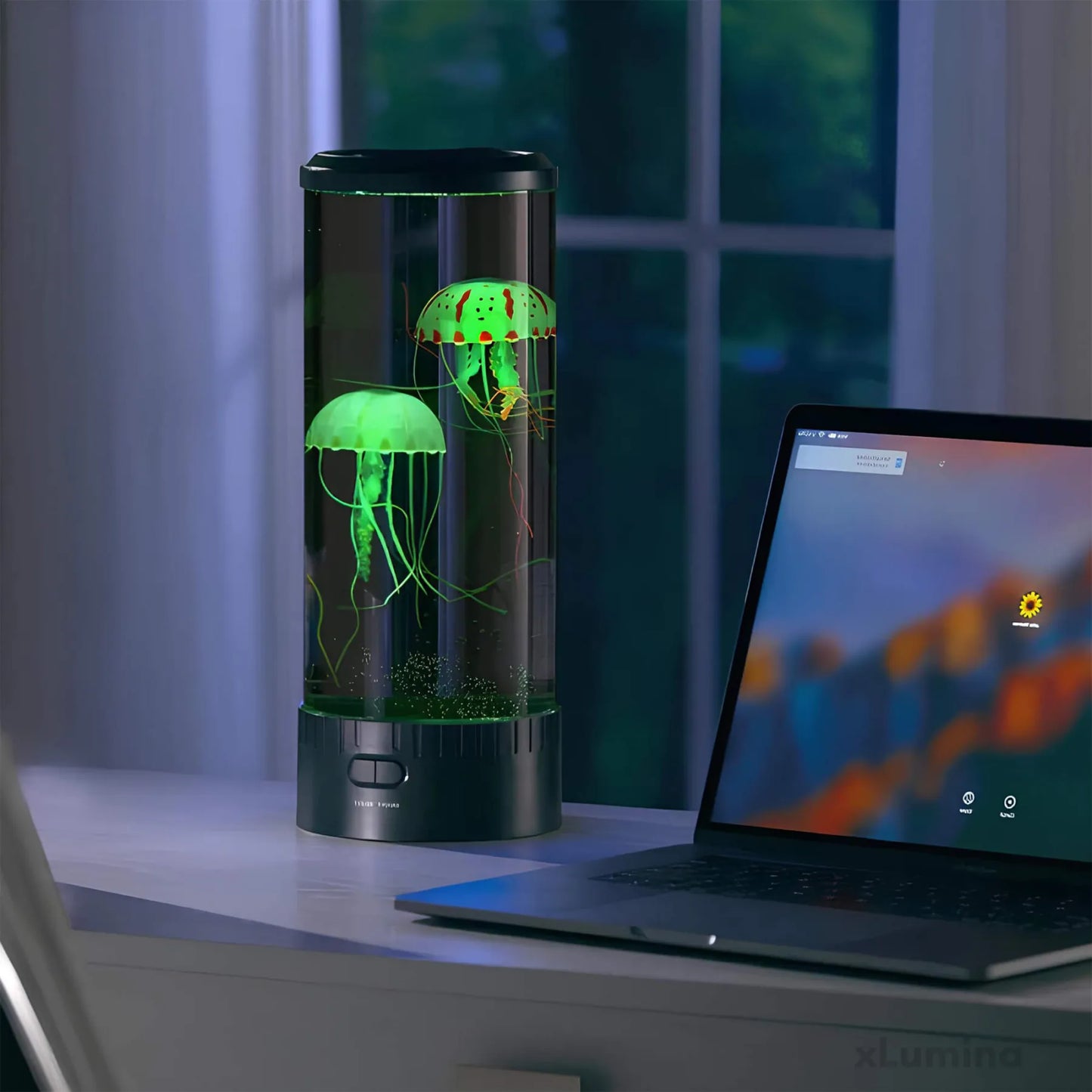 MedusaGlow - Lavalampe LED Décorative à Éclairage Multicolore