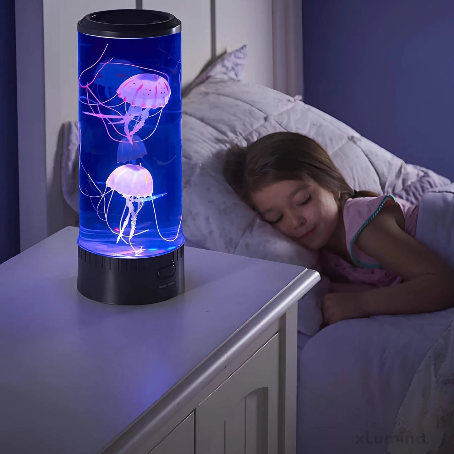 MedusaGlow - Lavalampe LED Décorative à Éclairage Multicolore